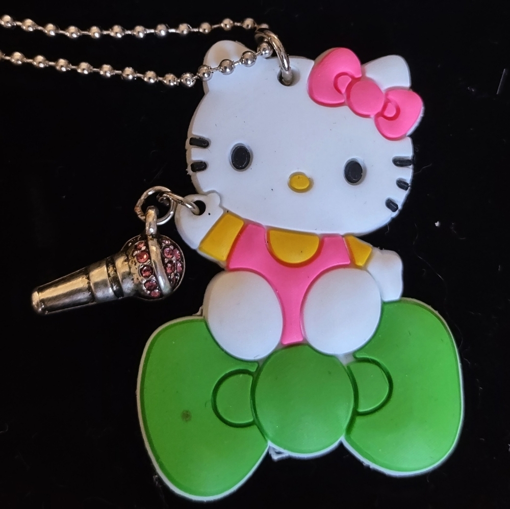 Hello Karaoke Kitty w/ Bling Microphone